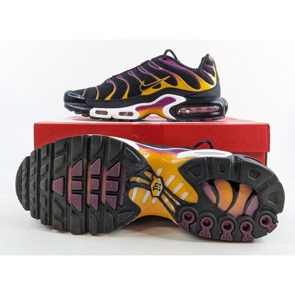 Nike Air Max Plus Black University Gold Viotech Purple Size 12 DX2663-001 main image 7